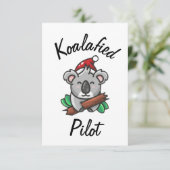 Koalageworden Piloot Kaart (Staand voorkant)