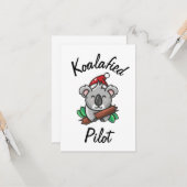 Koalageworden Piloot Kaart (Voorkant / Achterkant in situ)