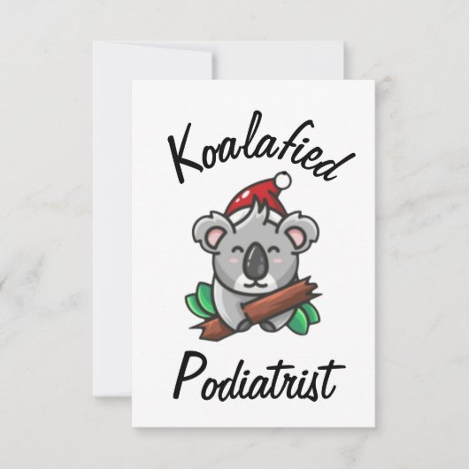 Koalageworden Podoloog Kaart (Voorkant)