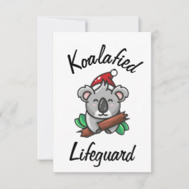 Koalageworden Reddingsbrigadecard Kaart
