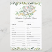 Koalas Baby Green Prediction voor Twins Activiteit (Voorkant)