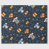 Koala's en geschenkdozen Xmas Cadeaupapier (Vlak)