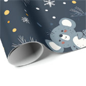 Koala's en geschenkdozen Xmas Cadeaupapier (Rol Hoek)