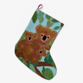 Koalas Eucalyptus kerstmis Grote Kerstsok (Voorkant (Hangend))