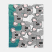 Koalas Fleece Deken (Voorkant)