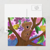Koala's hangen gewoon rond briefkaart (Voorkant / Achterkant)