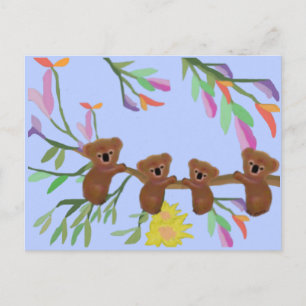 Koalas Hanging Out Briefkaart