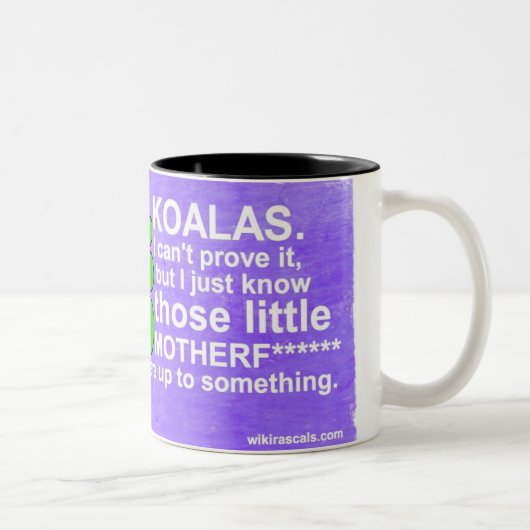 Koalas heeft iets te zoeken tweekleurige koffiemok (Rechts)