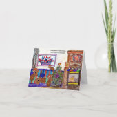 Koalas Home voor de kaarten van de Feestdagen (Achterkant)