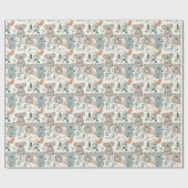 Koalas in Bloom Nursery Cadeaupapier (Vlak)