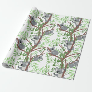 Koala's In Een Boom Cadeaupapier