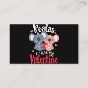 Koalas is mijn Valentijn Funny Valentijnsdag Sing Informatiekaartje