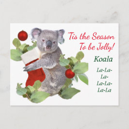 Koalas-kerstBriefkaart Briefkaart