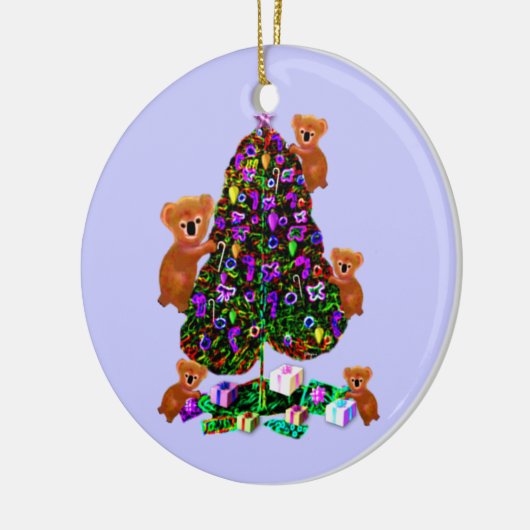 Koalas Kerstochtendversieringen Keramisch Ornament (Links)