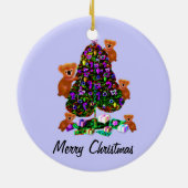 Koalas Kerstochtendversieringen Keramisch Ornament (Achterkant)