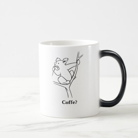 Koalas-liefdeskoffie Magische Mok (Rechts)