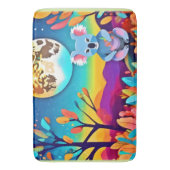 Koala's maanverlichte nacht badmat (Voorkant Verticaal)