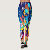Koala's maanverlichte nacht leggings (Achterkant)