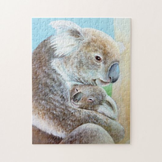 Koalas schilder puzzel legpuzzel (Verticaal)