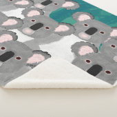 Koalas Sherpa Blanket Deken (3/4)
