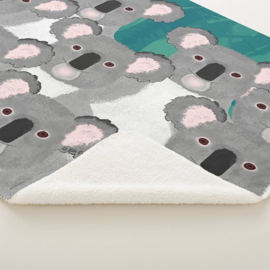 Koalas Sherpa Blanket Deken (3/4)