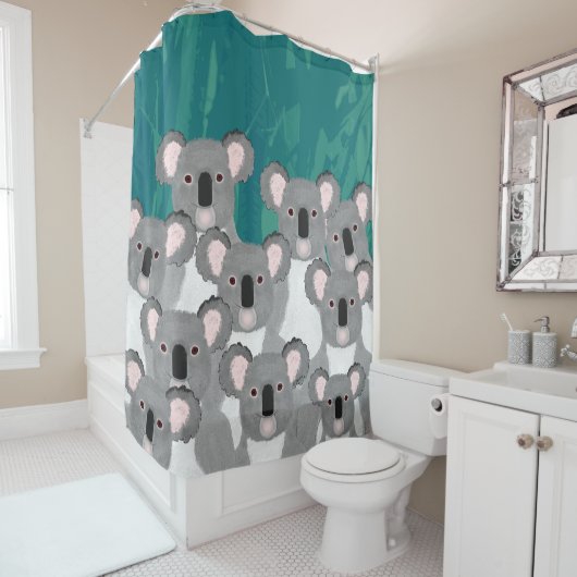 Koalas Shower Curtain Douchegordijn (In situ)
