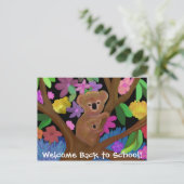 Koalas Welkom terug naar de Briefkaarten op school (Staand voorkant)