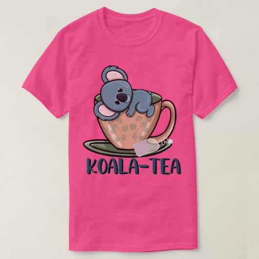 KoalaTea Pun Tea Cup T-shirt (Design voorkant)