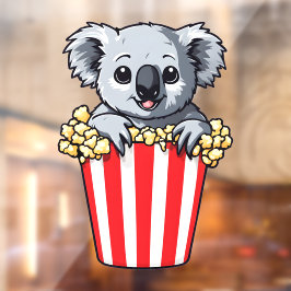 Koalaty Popcorn Raamsticker