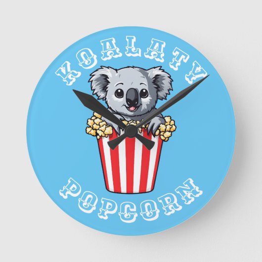 Koalaty Popcorn Ronde Klok (Voorkant)