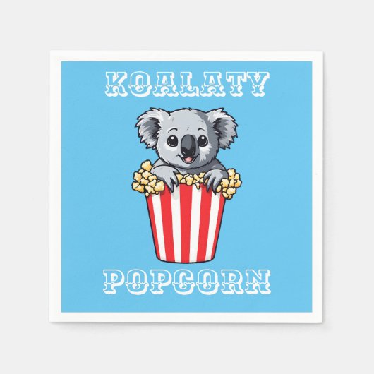 Koalaty Popcorn Servet (Voorkant)