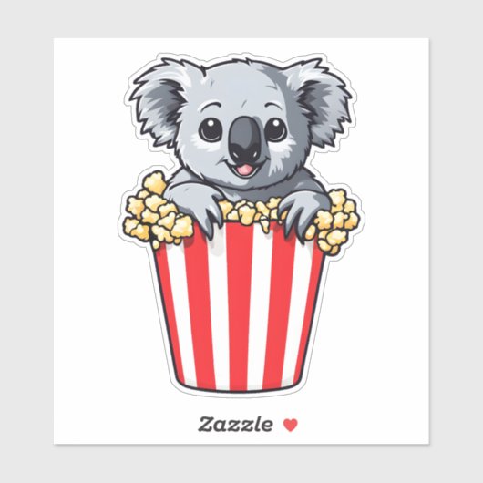 Koalaty Popcorn Sticker (Vel)