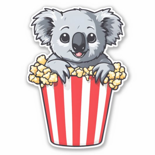 Koalaty Popcorn Sticker (Voorkant)
