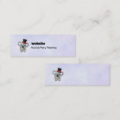 Koalaty Pun met Cute Koala in een top-hoed Mini Visitekaartje (Voorkant / Achterkant)