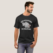 Koalificaties zijn niet relevant t-shirt (Voorkant volledig)
