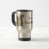 Koalified Quote Fun Koala Beer Australian Reisbeker (Voorkant links)