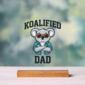 Koalified Vader Cute Koala Vader Shirt Ontwerp_1 Acryl Bord (Neutraal)