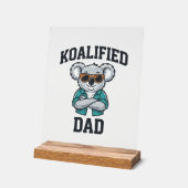 Koalified Vader Cute Koala Vader Shirt Ontwerp_1 Acryl Bord (Hoek)