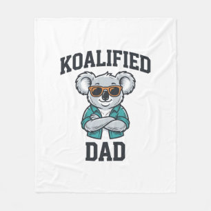 Koalified Vader Cute Koala Vader Shirt Ontwerp_1 Fleece Deken