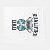 Koalified Vader Cute Koala Vader Shirt Ontwerp_1 Fleece Deken (Voorkant (Horizontaal))