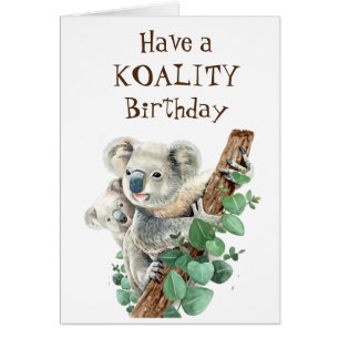 Koality Birthday Fun Animal Koala Beer