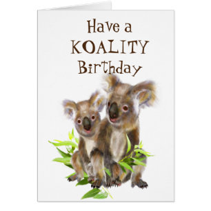 Koality Birthday Funny Animal Koala Beer