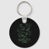 Koality Time Funny Koala Bear Sleep Men Women Girl Sleutelhanger (Voorkant)