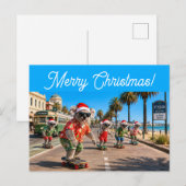 Koa's Skaten Kerstmis Briefkaart (Voorkant / Achterkant)