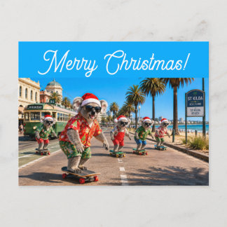 Koa's Skaten Kerstmis Briefkaart