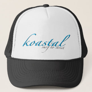 Koastal Black White Trucker Hat Trucker Pet
