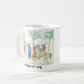 Koba: We zijn gekomen om onze geliefden te zien /  Koffiemok (Voorkant links)