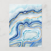 Kobalt Agate II Briefkaart (Voorkant)