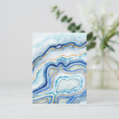 Kobalt Agate II Briefkaart (Staand voorkant)