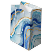 Kobalt Agate II Medium Cadeauzakje (Achterkant Gekanteld)